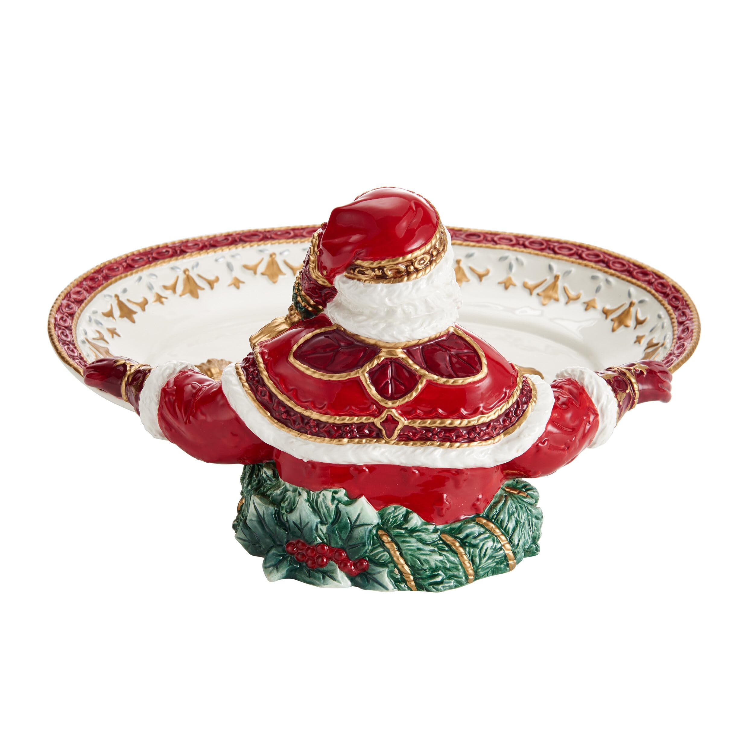 Amazon.com | Fitz and Floyd Noel Holiday Santa Figural Serving