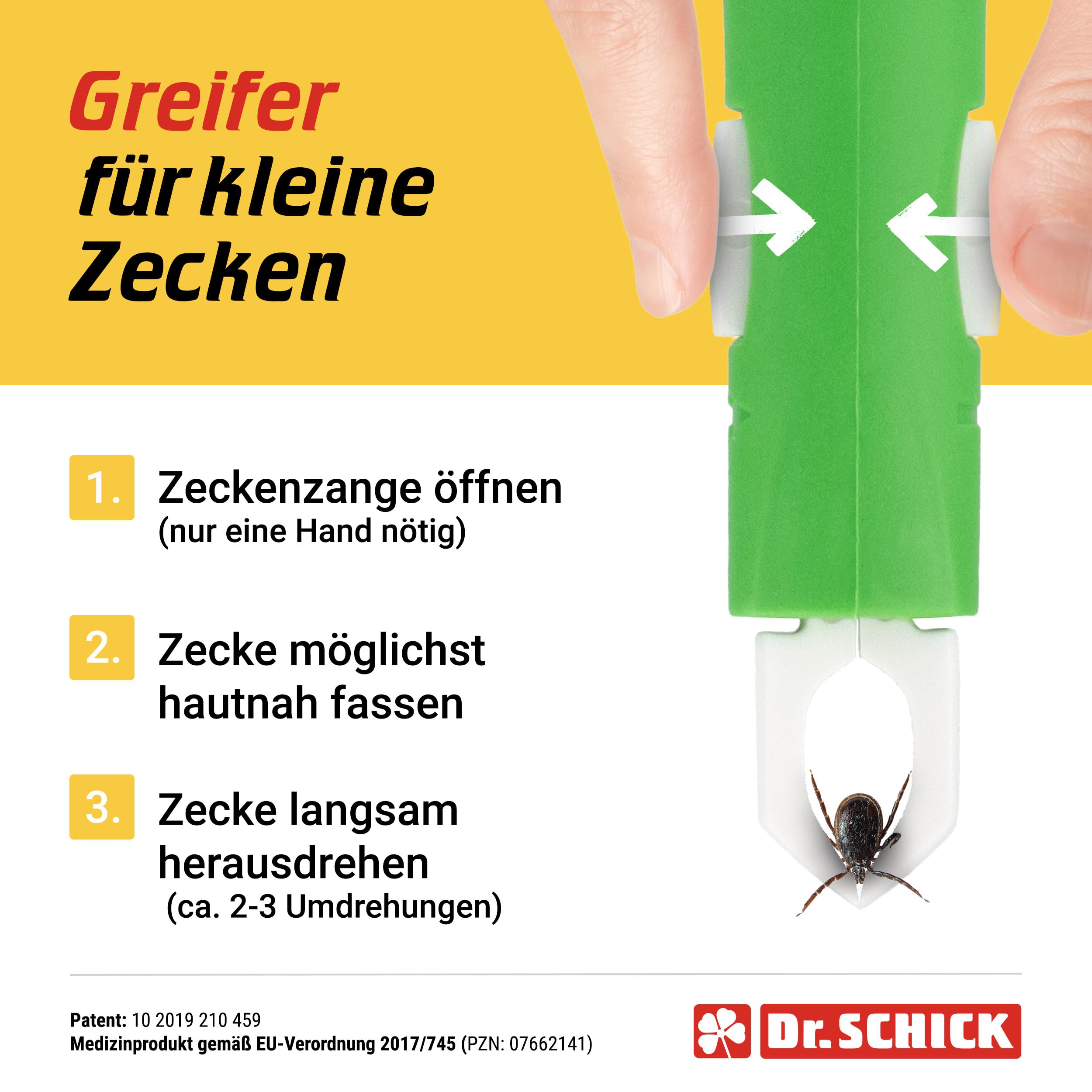 Pinza Rimozione Zecche Ultra - Per Uso Umano E Animale, Igienica E Facile Da Usare - Foto 12