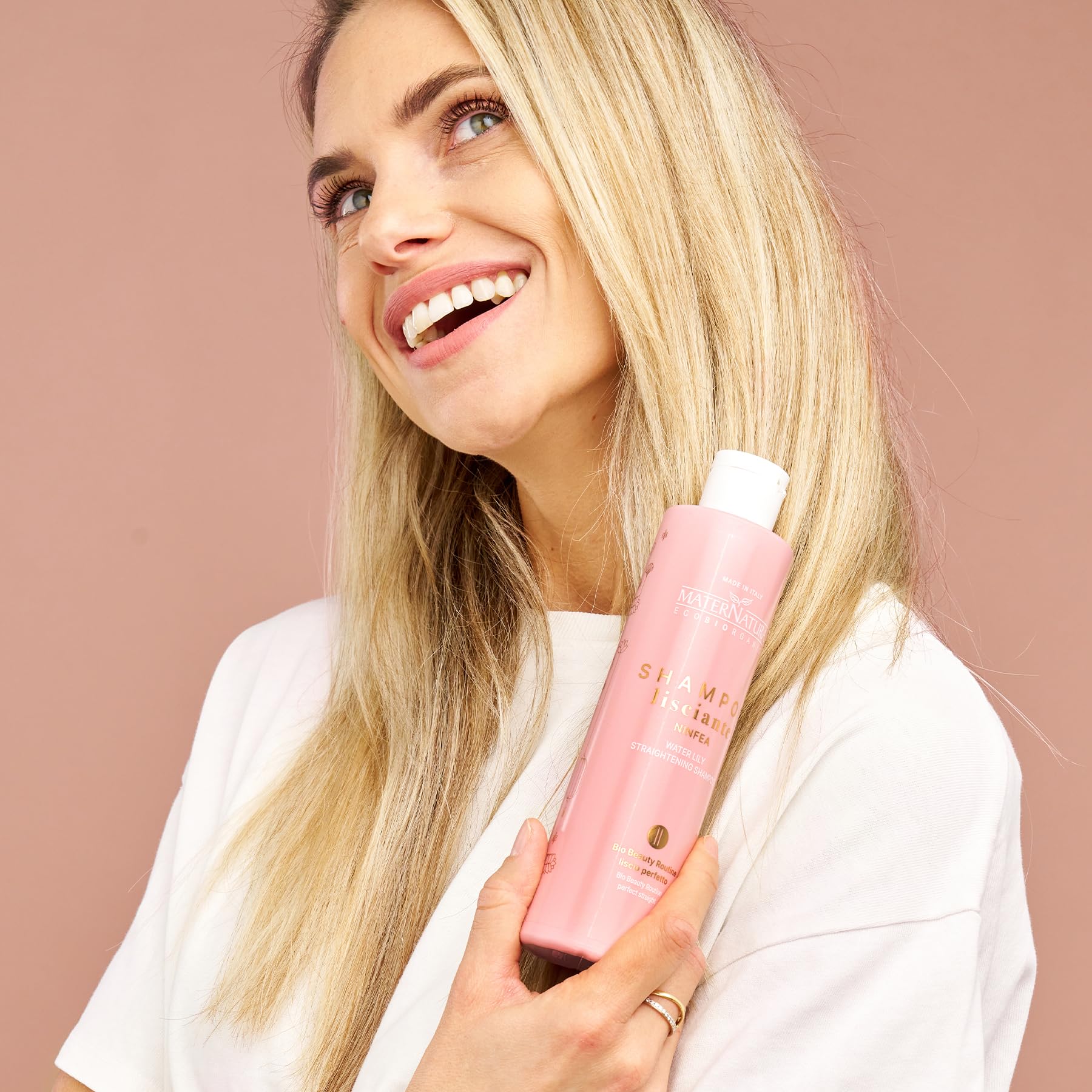 Maternatura, Smoothing Shampoo for Straight Hair with Water Lily Anti-Frizz Effect and Long-Lasting Straight Hair - Image 3