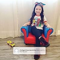 Vista 7 de Delta Children Silla tapizada figural, Marvel Spider Man (azul, rojo)