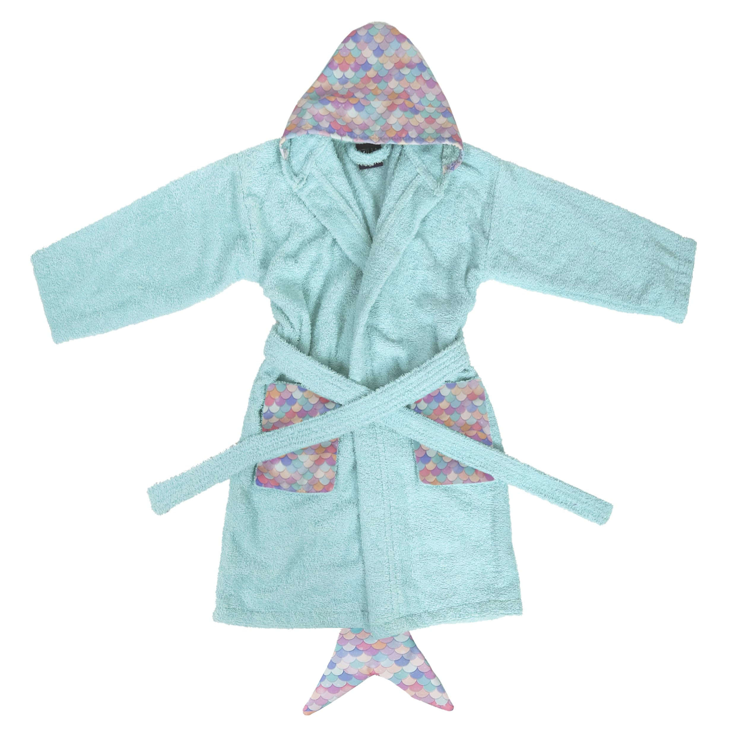 LEBENGOOD - Accappatoio bambina, bambino, Ragazze Cotone: Ragazza, Bambini - 100% Cotone OEKO-TEX,2 tasche, cappuccio