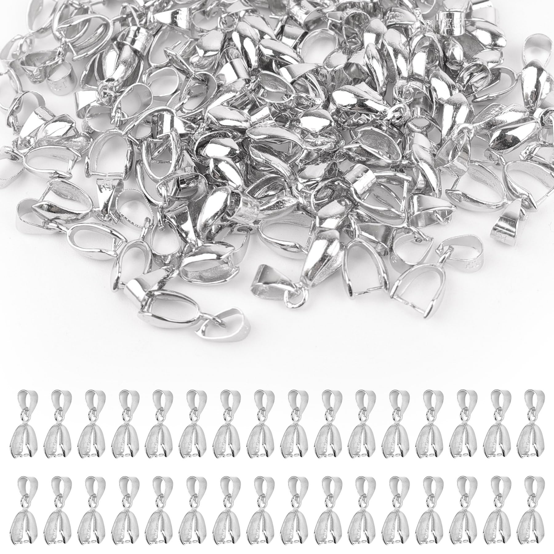 Connecteurs fermeture clip metal pour securiser vos creations de colliers et bracelets