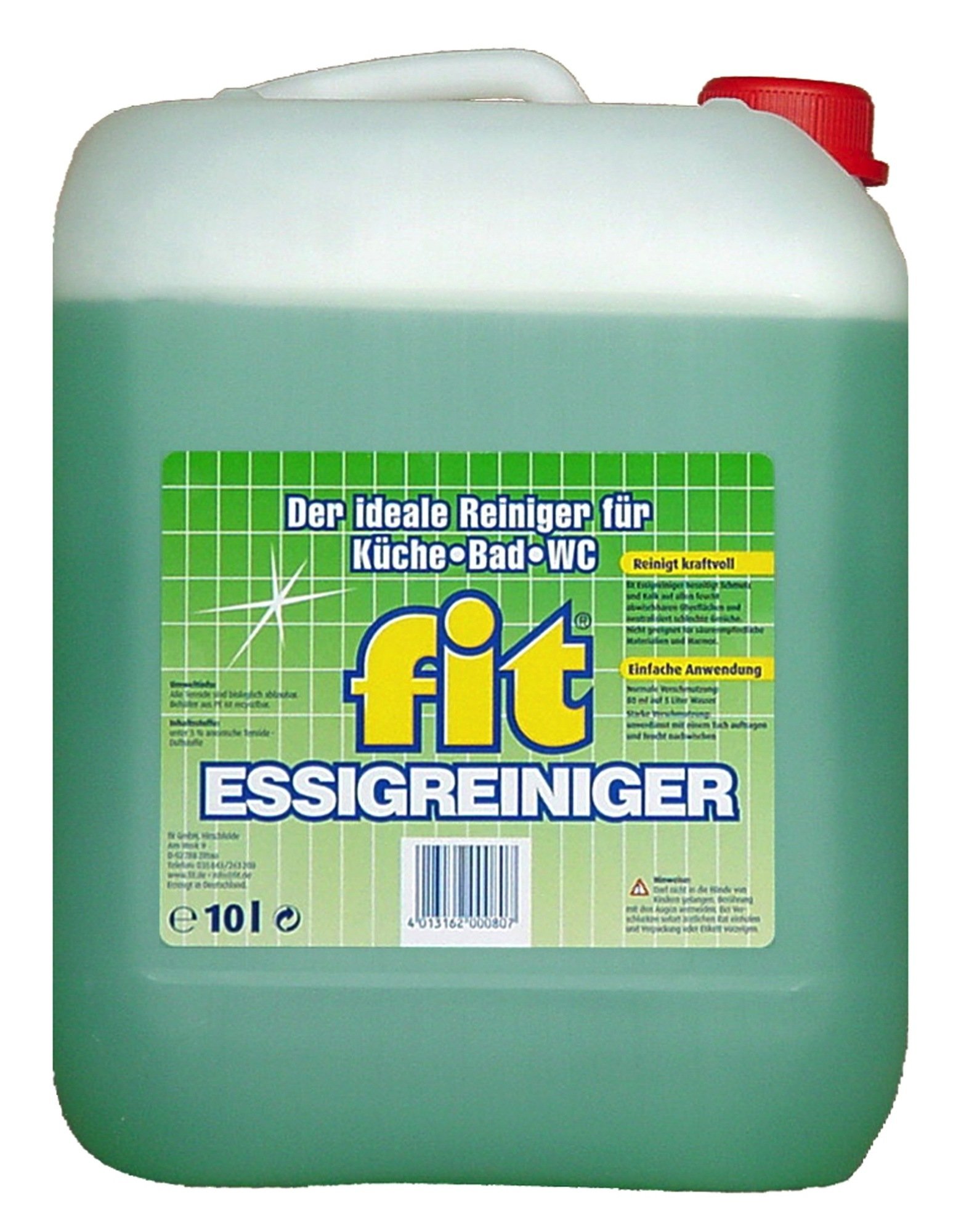 Fit Essigreiniger Allzweckreiniger Essig Reiniger 10l Kanister