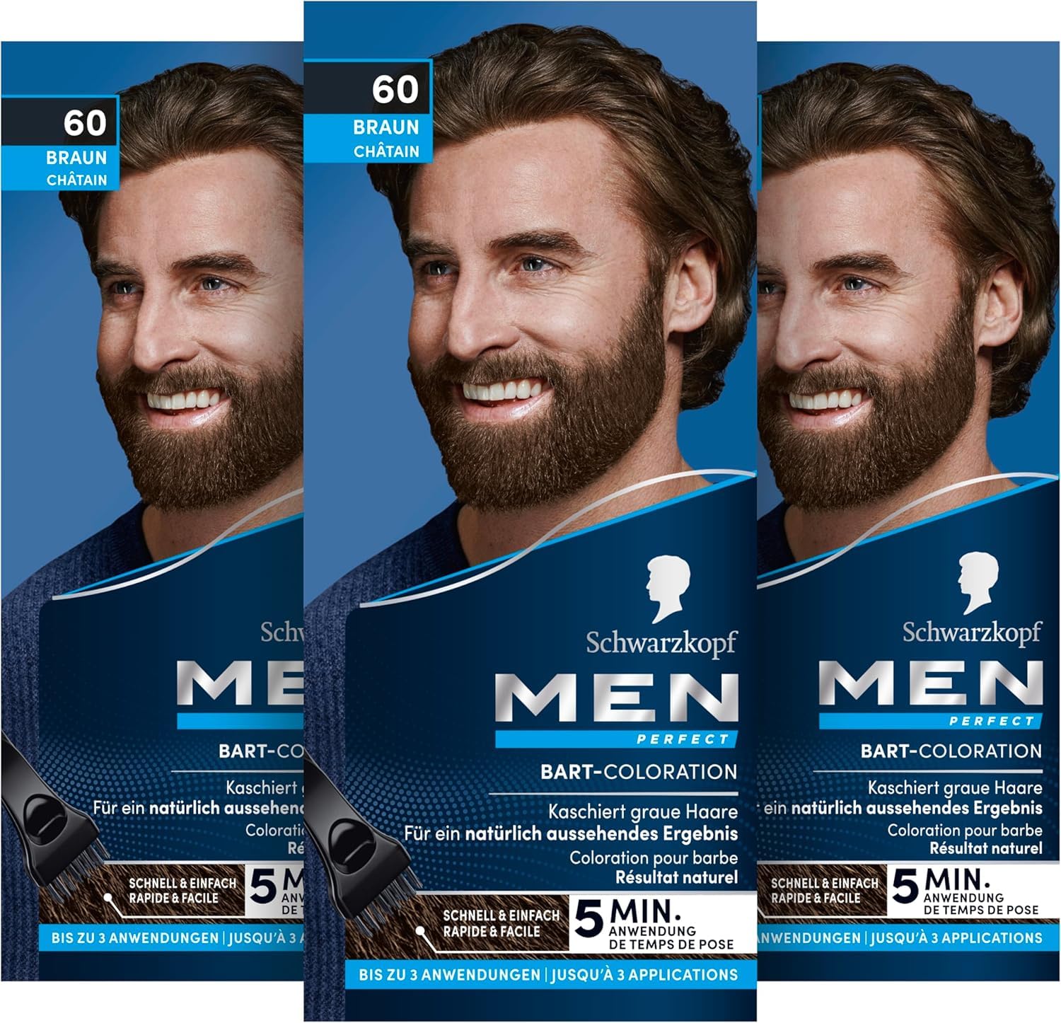 Tinte para barba Schwarzkopf Men Perfect para lucir impecable 2