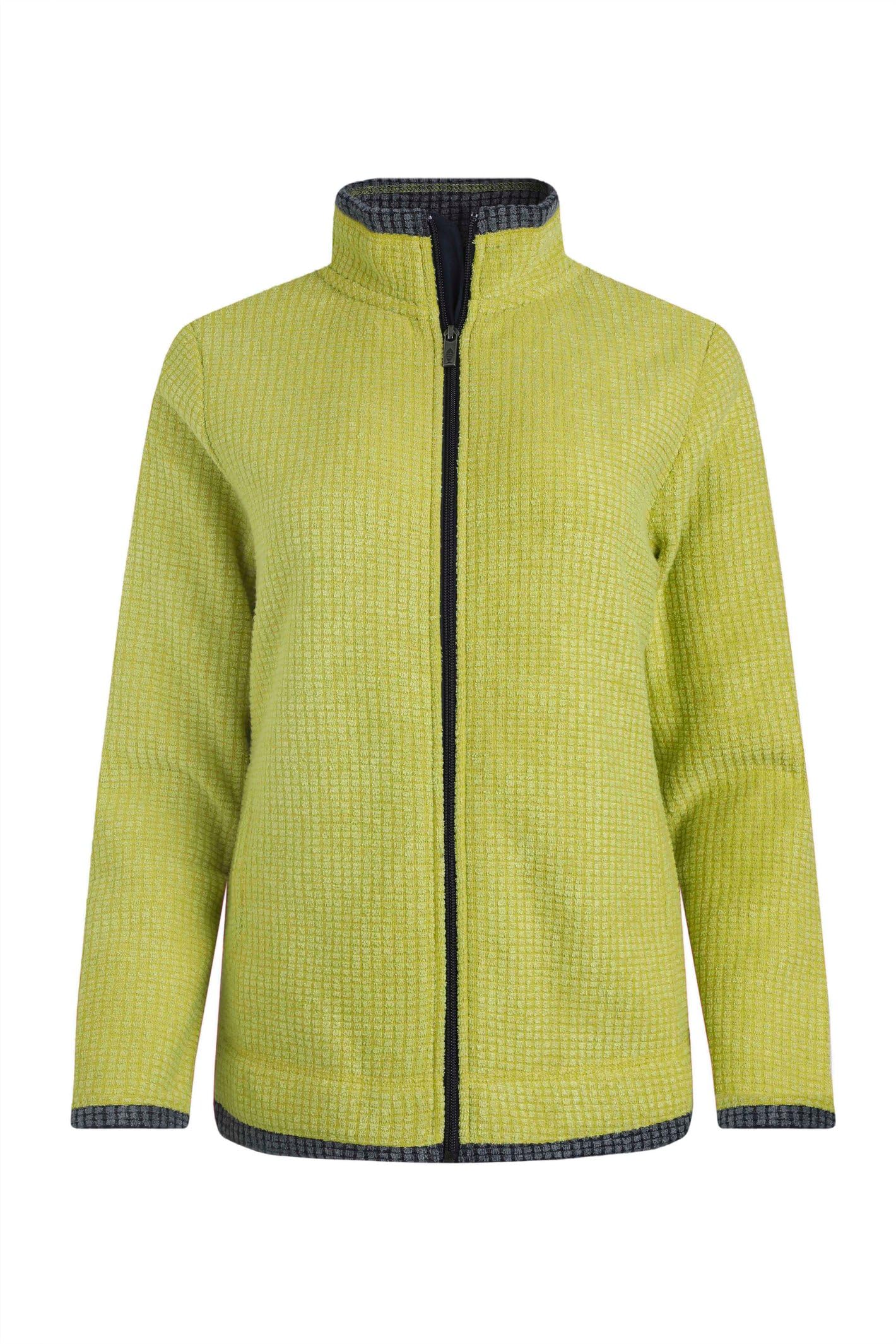 Weird Fish Ariana Eco Full Zip Grid Fleece Tarragon Size 8