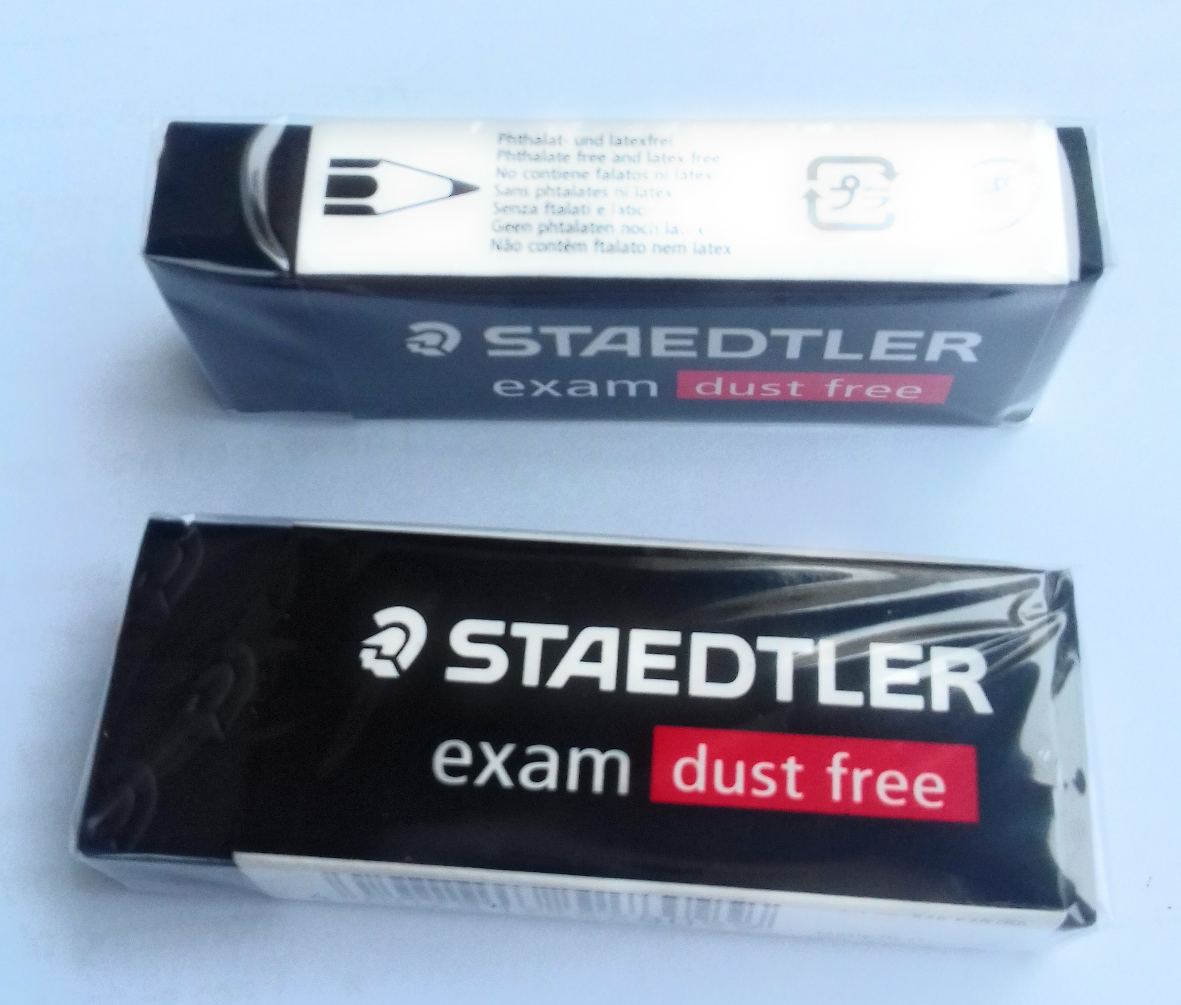 STAEDTLER Staedtler Large Exam Staubfreier Radiergummi (526 E20) Packung mit 5 Radiergummis