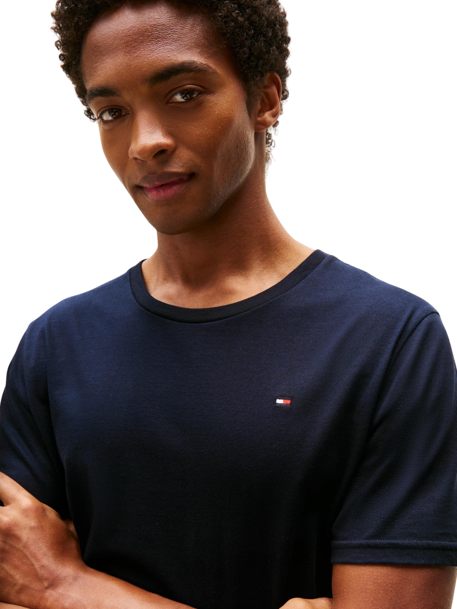 Tommy Hilfiger Camisetas de Manga Corta Pack de 2 Hombre Slim Fit