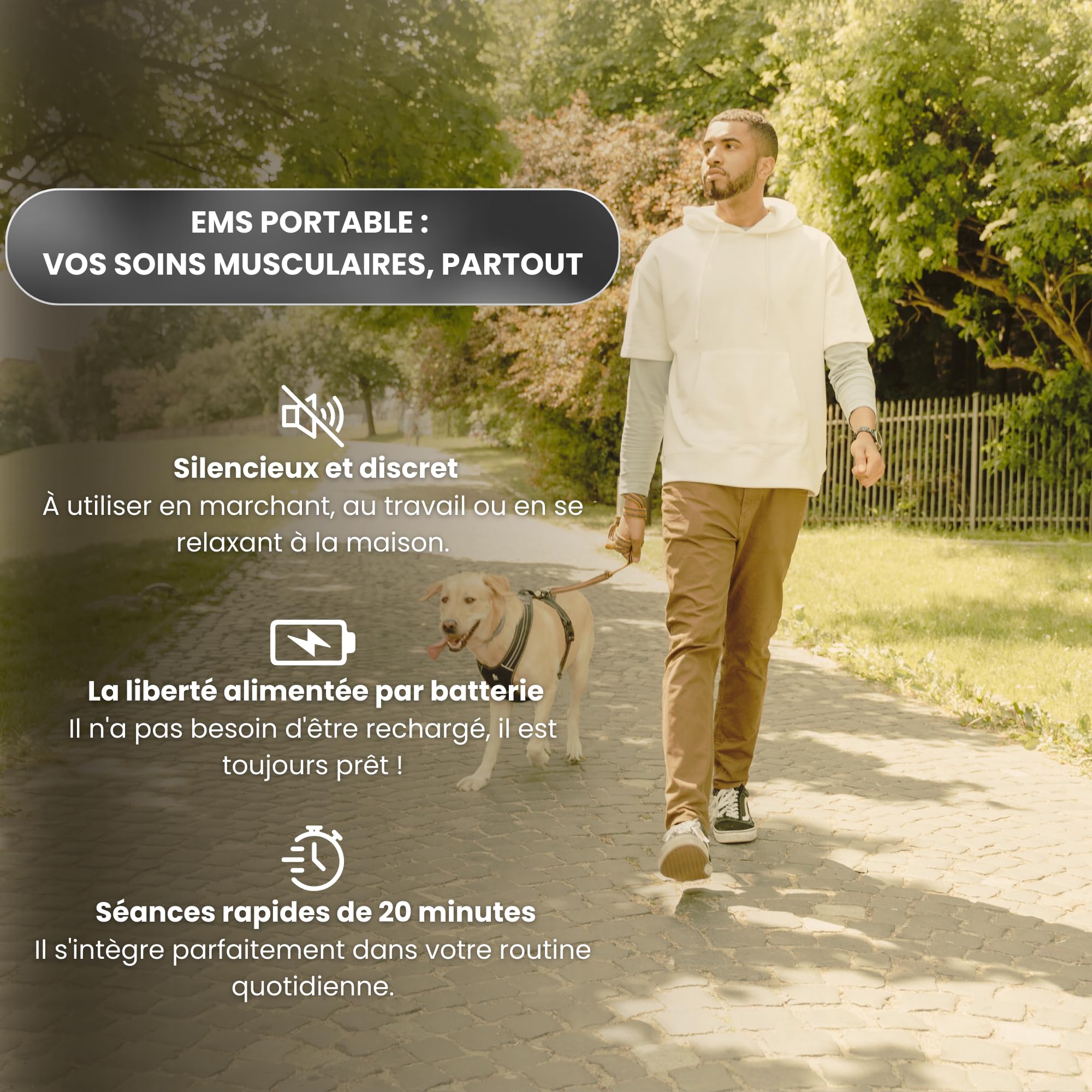 Tenscare Perfect Ems Appareil De Musculation/Soulagement De La Douleur