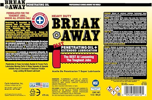 Miniatura 2 de Cyclo Aceite de penetración rápida resistente  Caja de 12 x 13 oz  Lubricación extendida rompe juntas y pernos oxidados sueltos