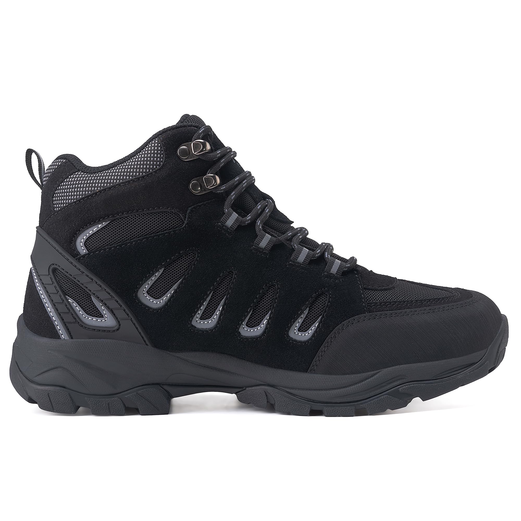 EARLDE Herren Wasserdichte Wanderschuhe Knöchelhohe Trekkingschuhe Wanderstiefel Hiking Schuhe Leicht Outdoorschuhe für Wandern Trekking und Trails