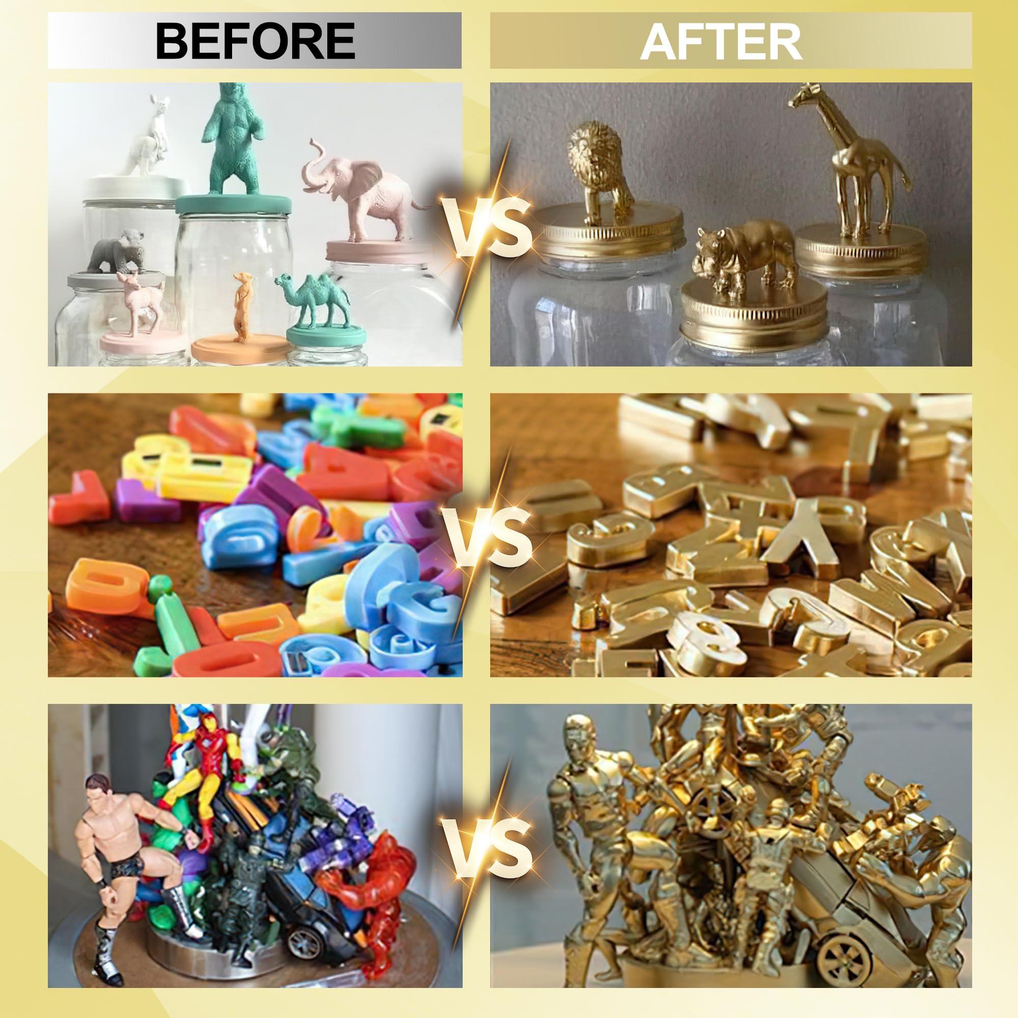 Amazon | ペイントペン ゴールドメタリック 油性アクリルマーカー