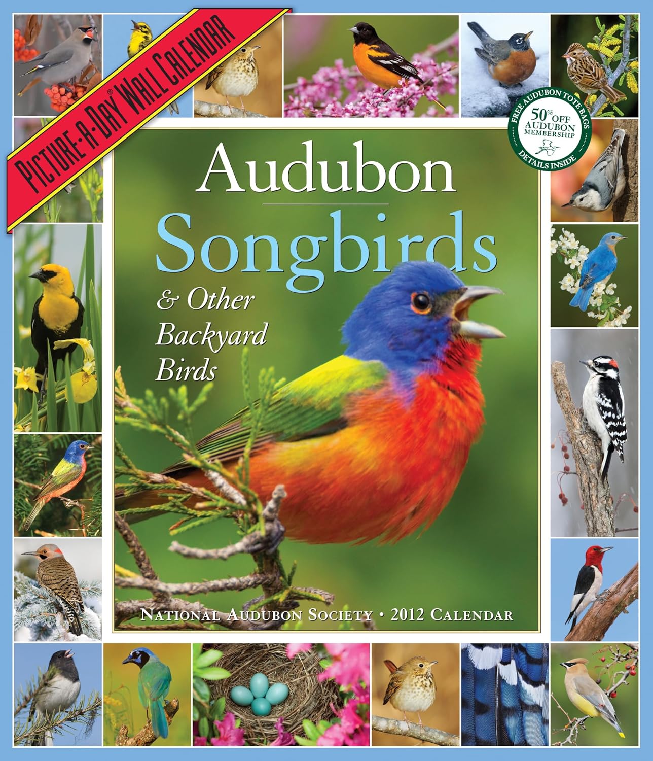 Amazon Audubon Songbirds & Other Backyard Birds 2012 Calendar