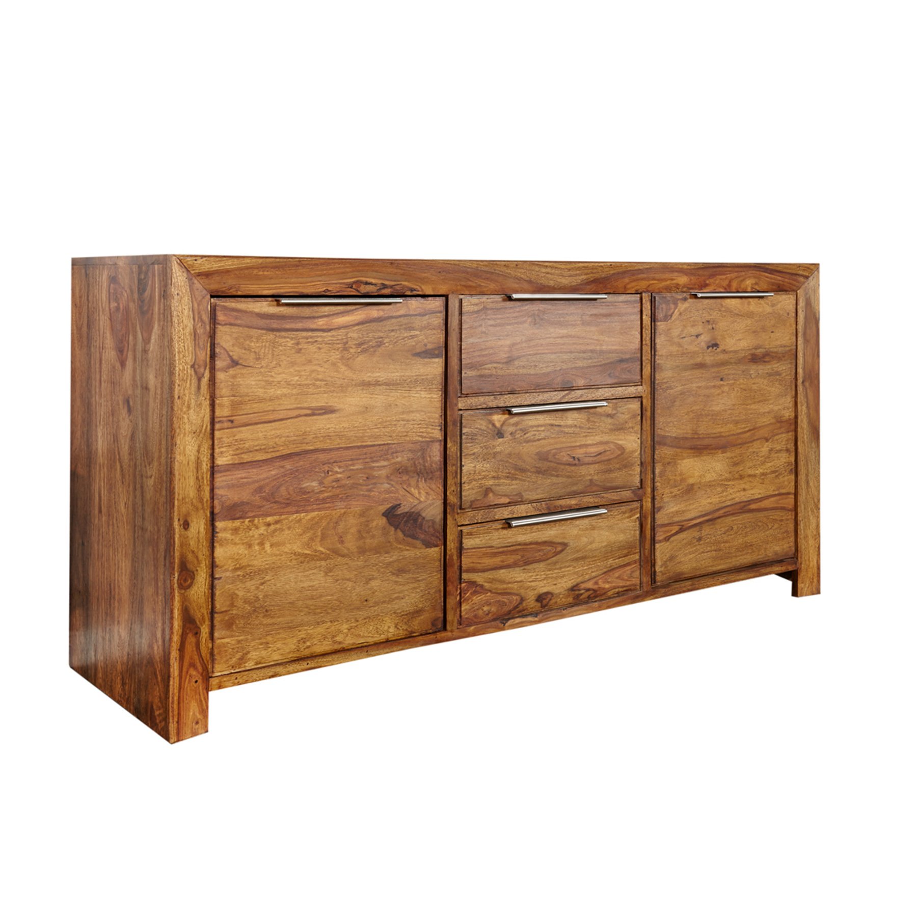 Invicta Interior Massives Design Sideboard Pure Sheesham Holz Stone Finish 135cm