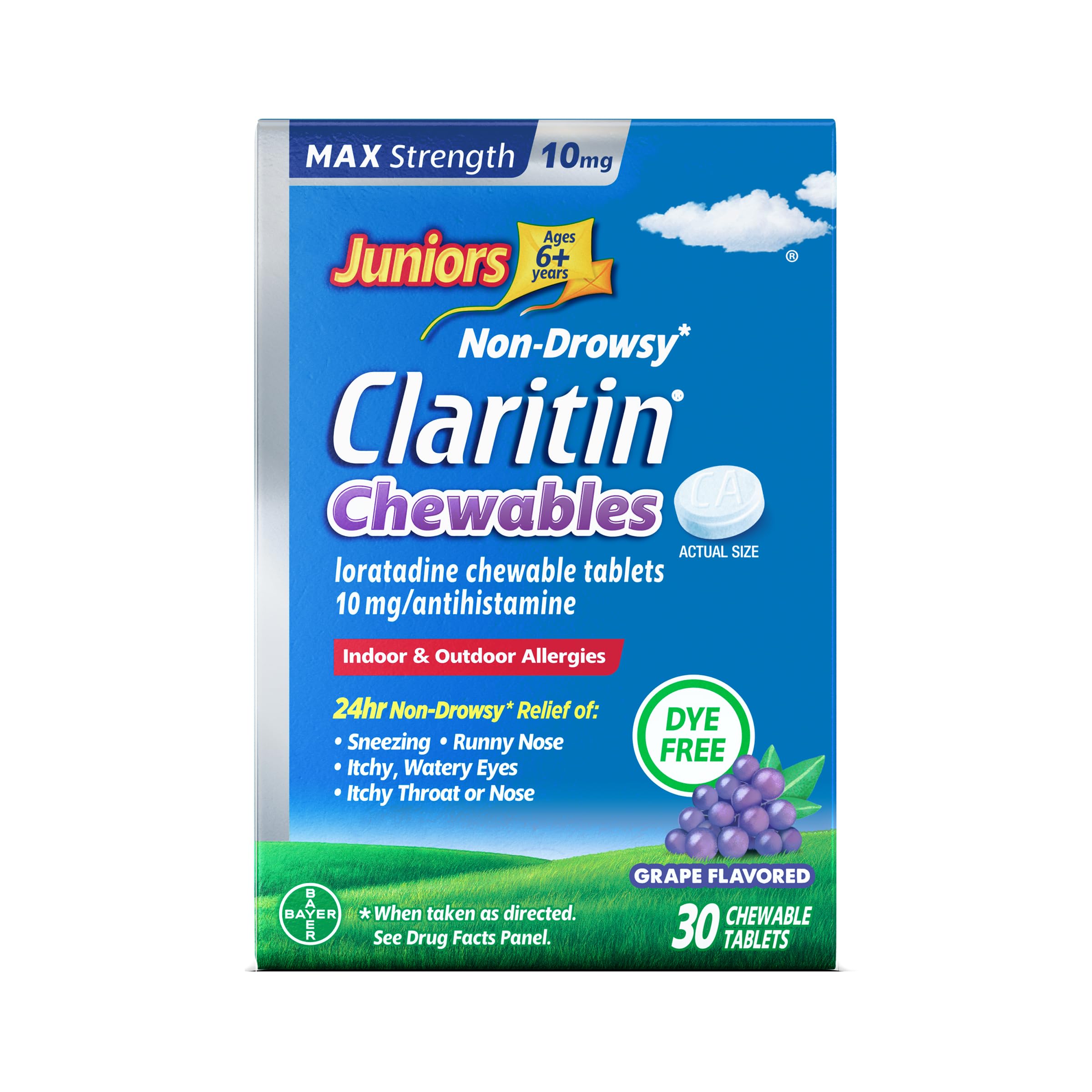 Juniors Claritin Max Strength Chewables