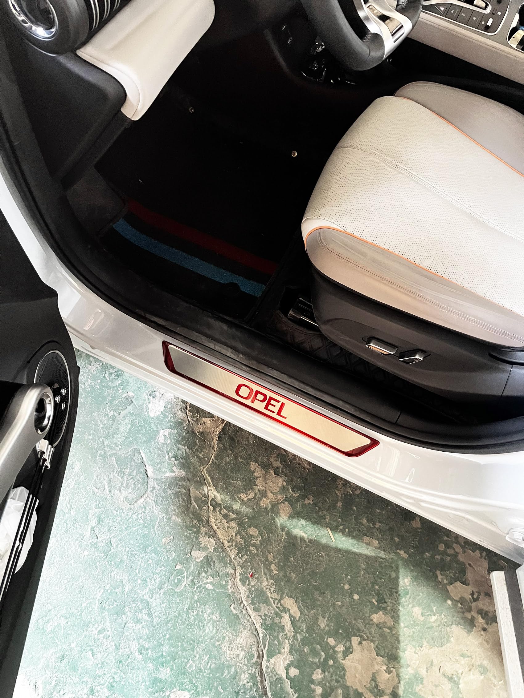 4 Stück Türschweller Schutz Für Opel Frontera 2024-2025 - Carbon Optik