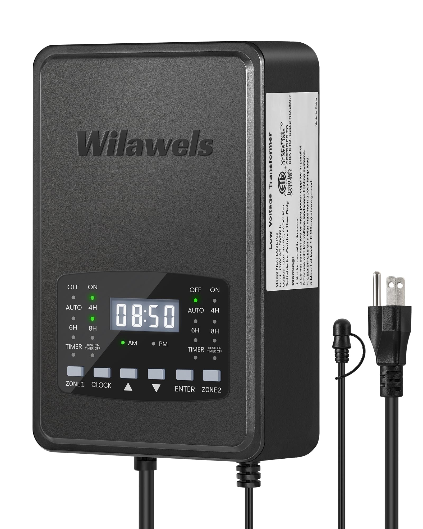 400W Low Voltage Landscape Transformer D23LT06-image-5
