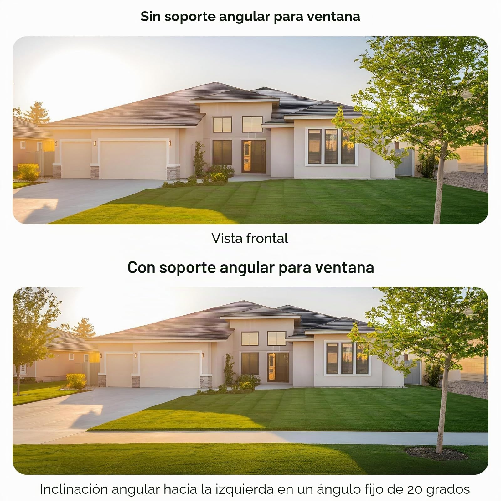 ANYQOO Cámara de Seguridad, cámara Interior de 3 MP 2K, cámara de Ventana WiFi de 2.4 GHz y 5 GHz para el hogar, visión Nocturna a Color, detección de Movimiento, grabación 24/7, fácil de Instalar