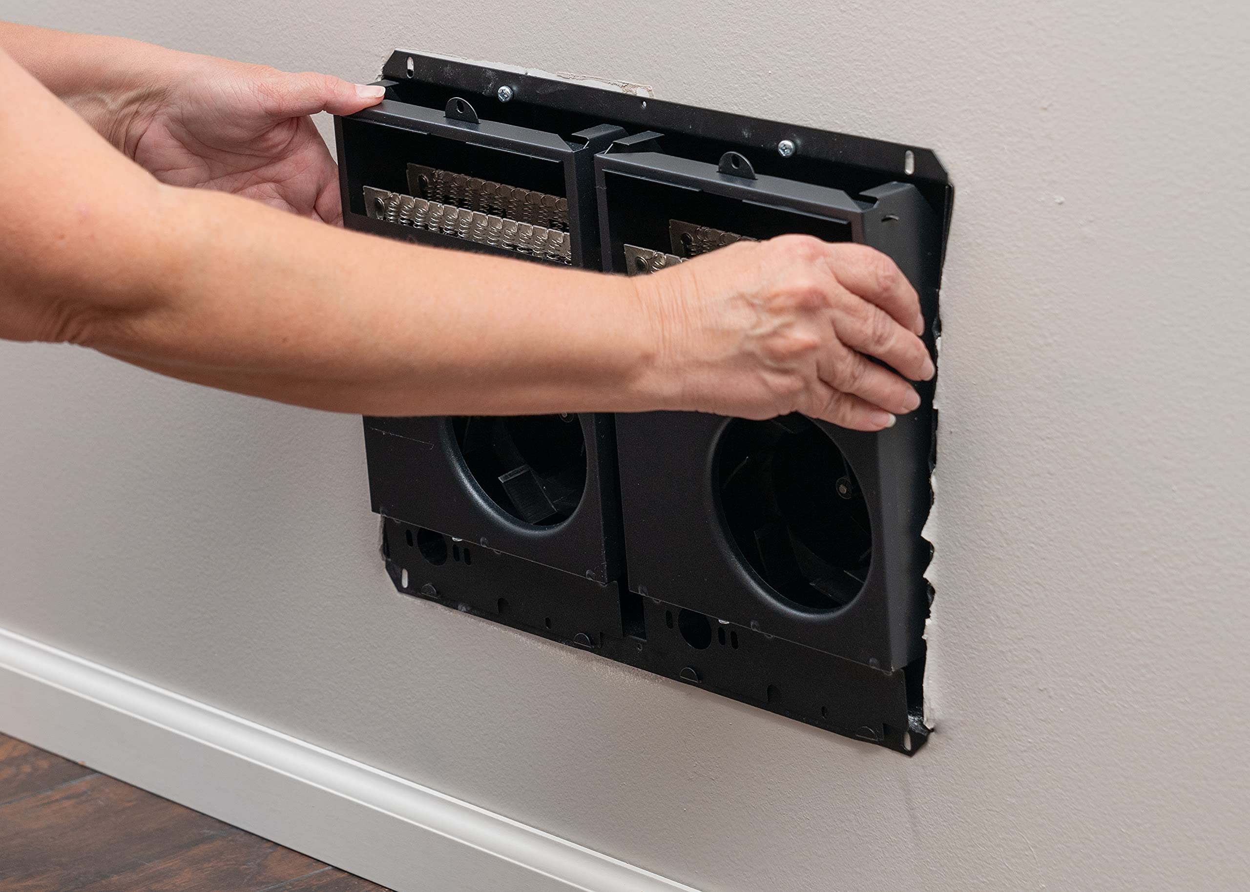 Cadet Com-Pak Twin Electric Wall Heater Assembly Only Without Thermostat  (Model: CST402, Part: 67529), 13648/10236 BTU, 240/208 Volt, 4000/3000 Watt  - Amazon.com