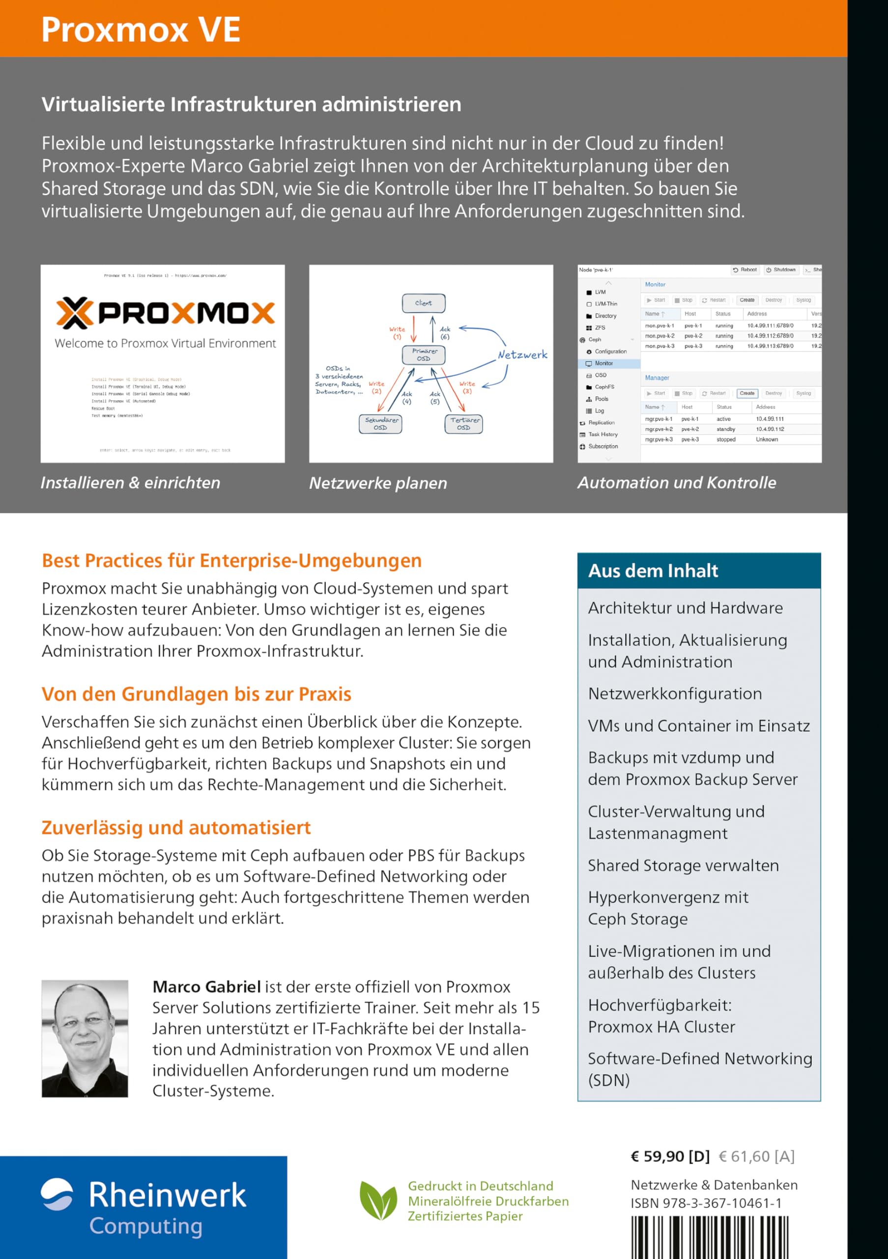 Proxmox VE: Das umfassende Handbuch. Virtualisierte Umgebungen aufbauen und administrieren – für stabile Infrastrukturen