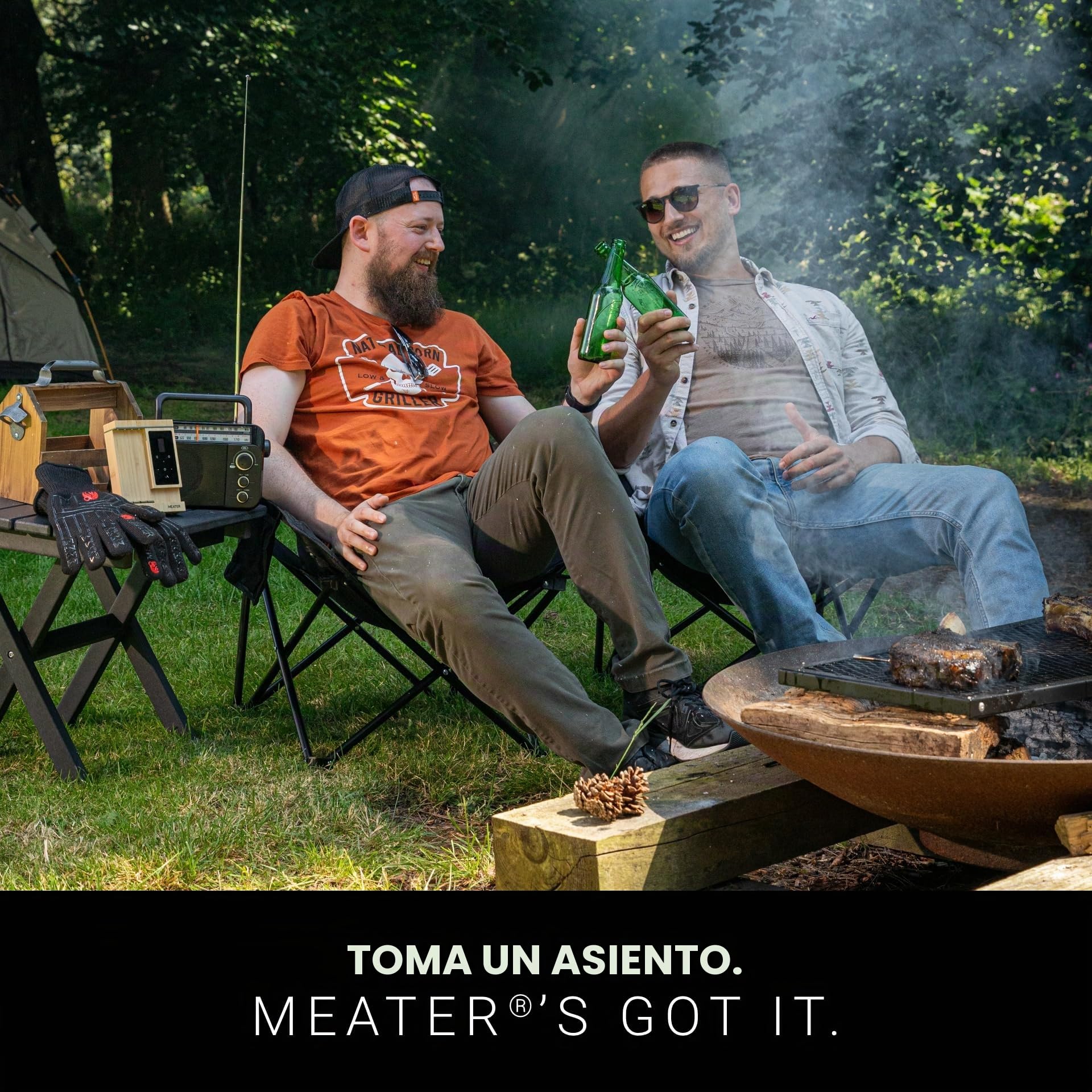 MEATER Block | Termómetro inalámbrico inteligente para carne para el horno, parrilla de cocina, barbacoa, ahumador, asador con Bluetooth y conectividad digital WiFi