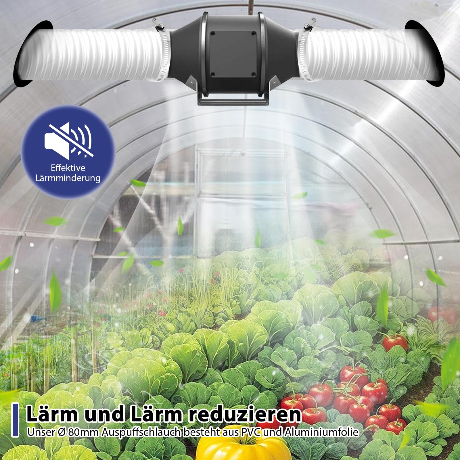 Tubo Flessibile Scarico Aria Ø80 Mm X 6 M - PVC Alluminio, Per Condizionatori E Asciugatrici - Foto 10