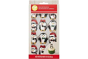 Christmas Penguin Royal Icing Decorations for Festive Treats