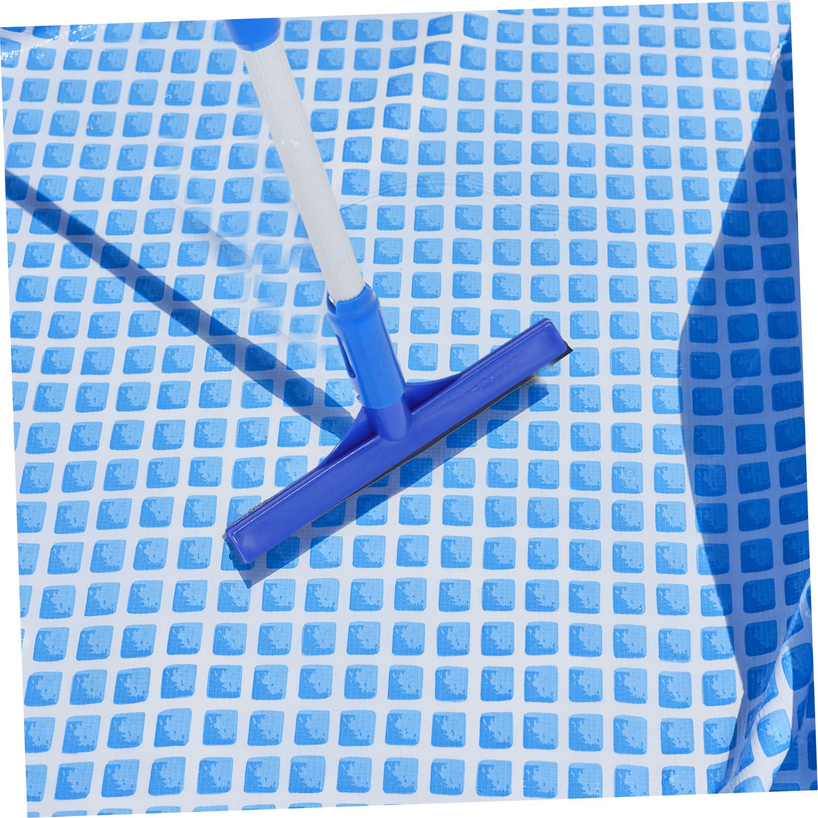 Bodensauger Pool Skimmer mit Teleskopstange und Laubnetzstange aus Aluminiumlegierung und Nylon für Effektive Reinigung von Pool und Poolwänden im Schwimmbad