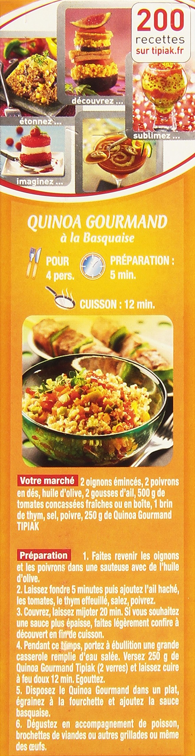 Tipiak gierig Quinoa 400g - Satz von 4