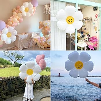 Amazon | バルーン 花 風船 飾り付け 誕生日 バルーン 4個