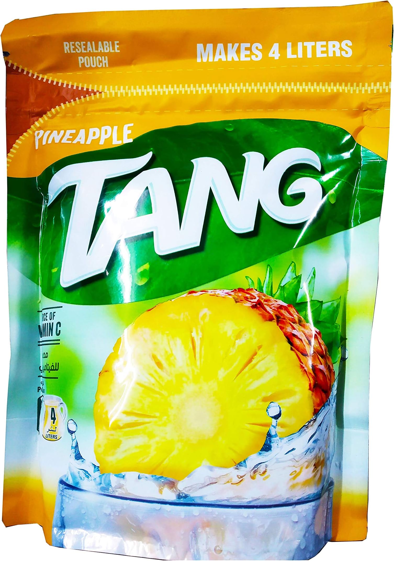 Tang, Drink Powder Resealable Pouch, Pineapple, 500 g