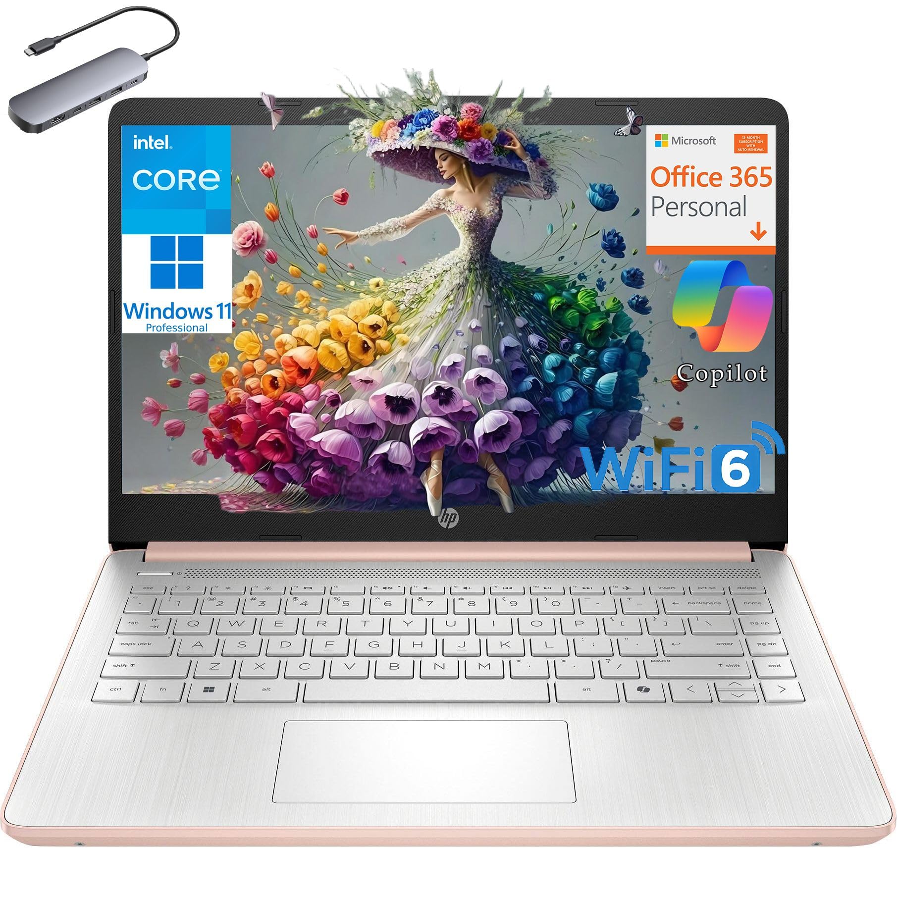 Amazon.com: HP Laptop Computer, 8GB RAM, 384GB Storage (128GB UFS