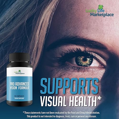 Miniatura 6 de Pro Advanced Vision Formula - Suplemento de apoyo para la salud ocular - Ayuda a la visión saludable y agudeza visual - Ayuda a reducir la fatiga