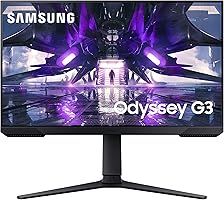 SAMSUNG 27” Odyssey G30A Gaming Computer Monitor, FHD LED Display, 144Hz, 1ms, FreeSync Premium, Adjustable, Borderless...