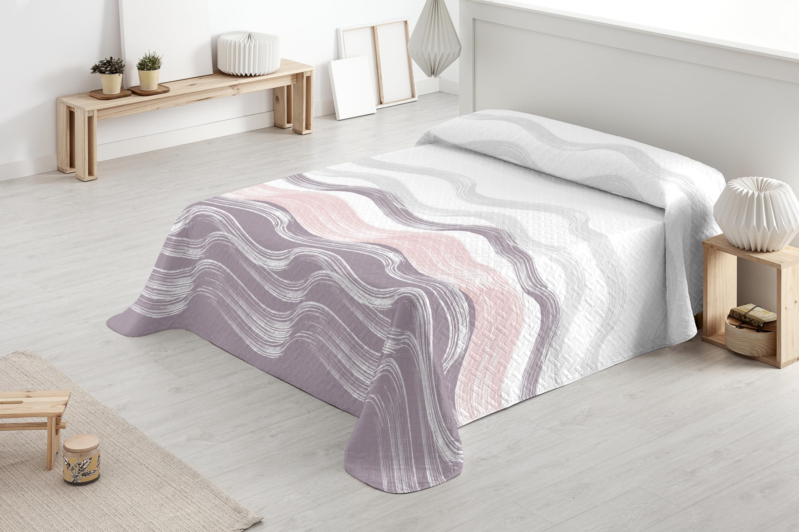 Degrees home - Paraiso - Colcha Cama 150 - Colcha bouti Cama - Primavera, Verano - 250x260 - Maquillaje