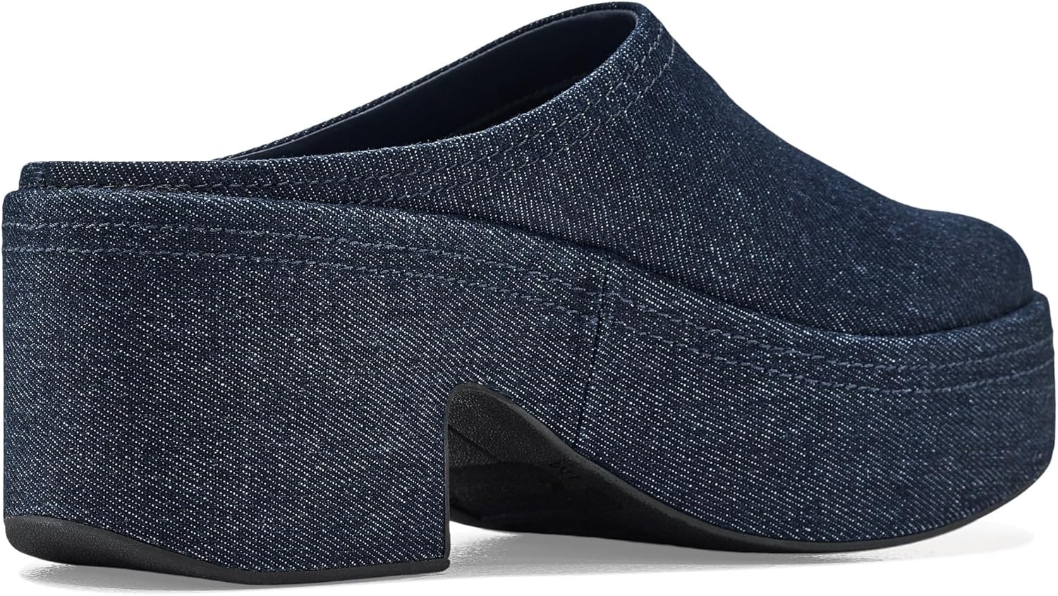FitFlop Womens Platfforms Denim Heeled Mules - Image 4