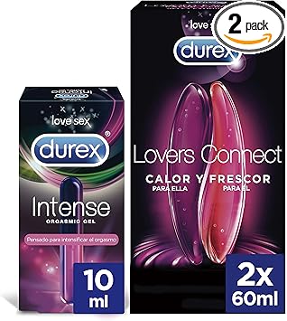 Durex Lovers Connect Gel Estimulador + Gel Intense Orgasmic ...