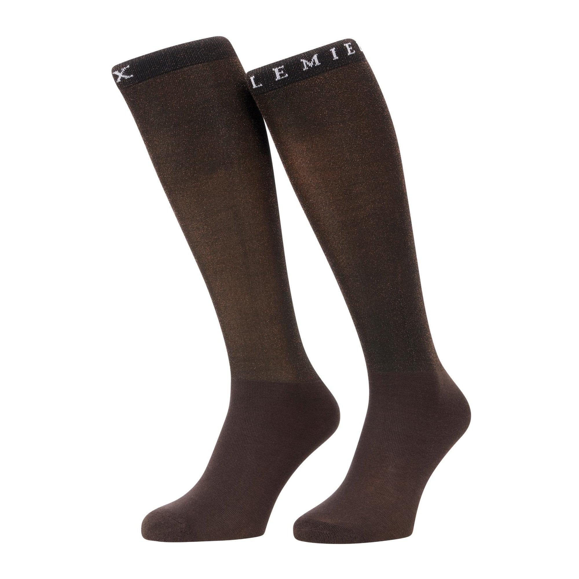 LeMieux Brilliance Competition Socks - Espresso - Small