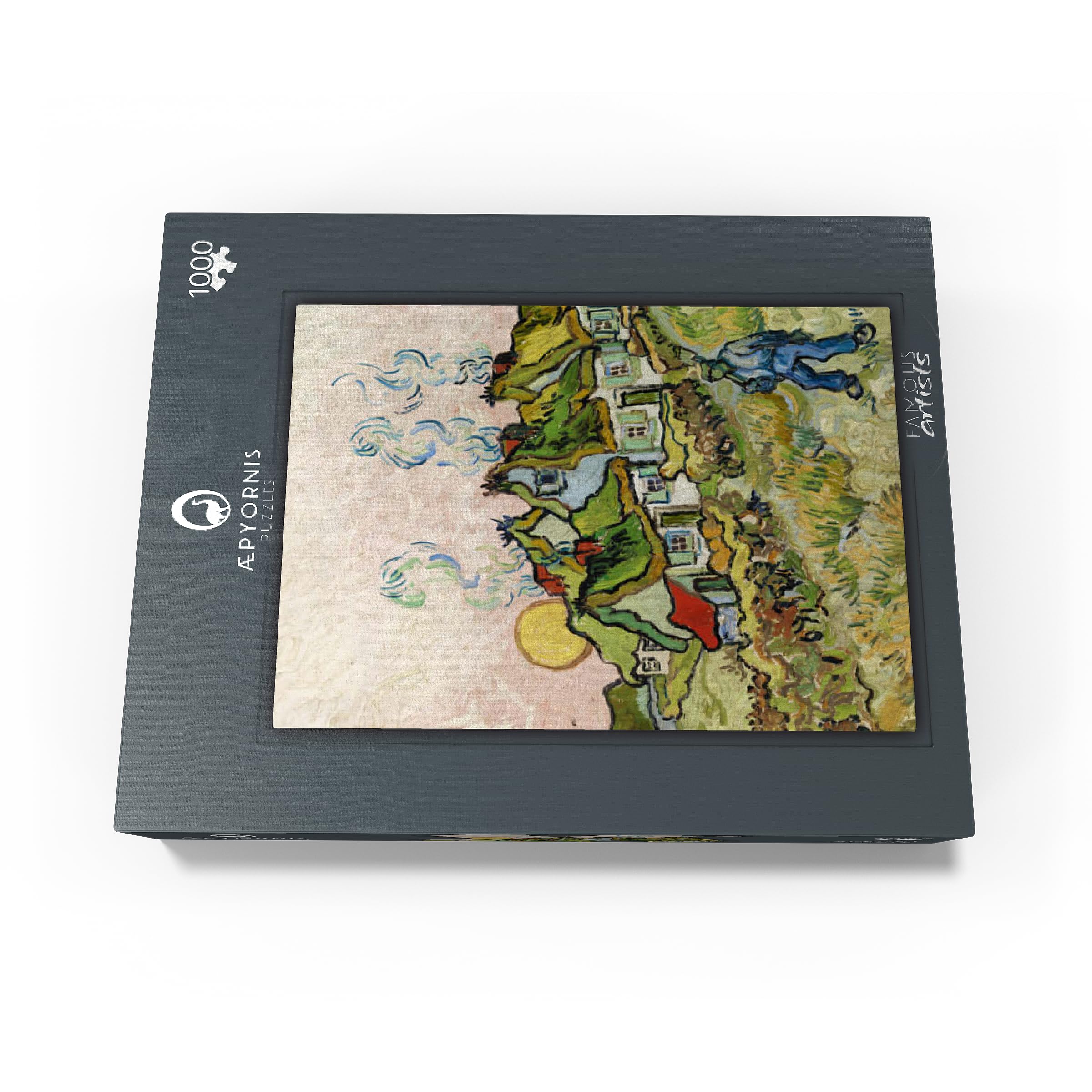 MyPuzzle Maisons et Figure 1890 par Vincent Van Gogh – Puzzle de qualité supérieure de 1000 pièces pour adultes