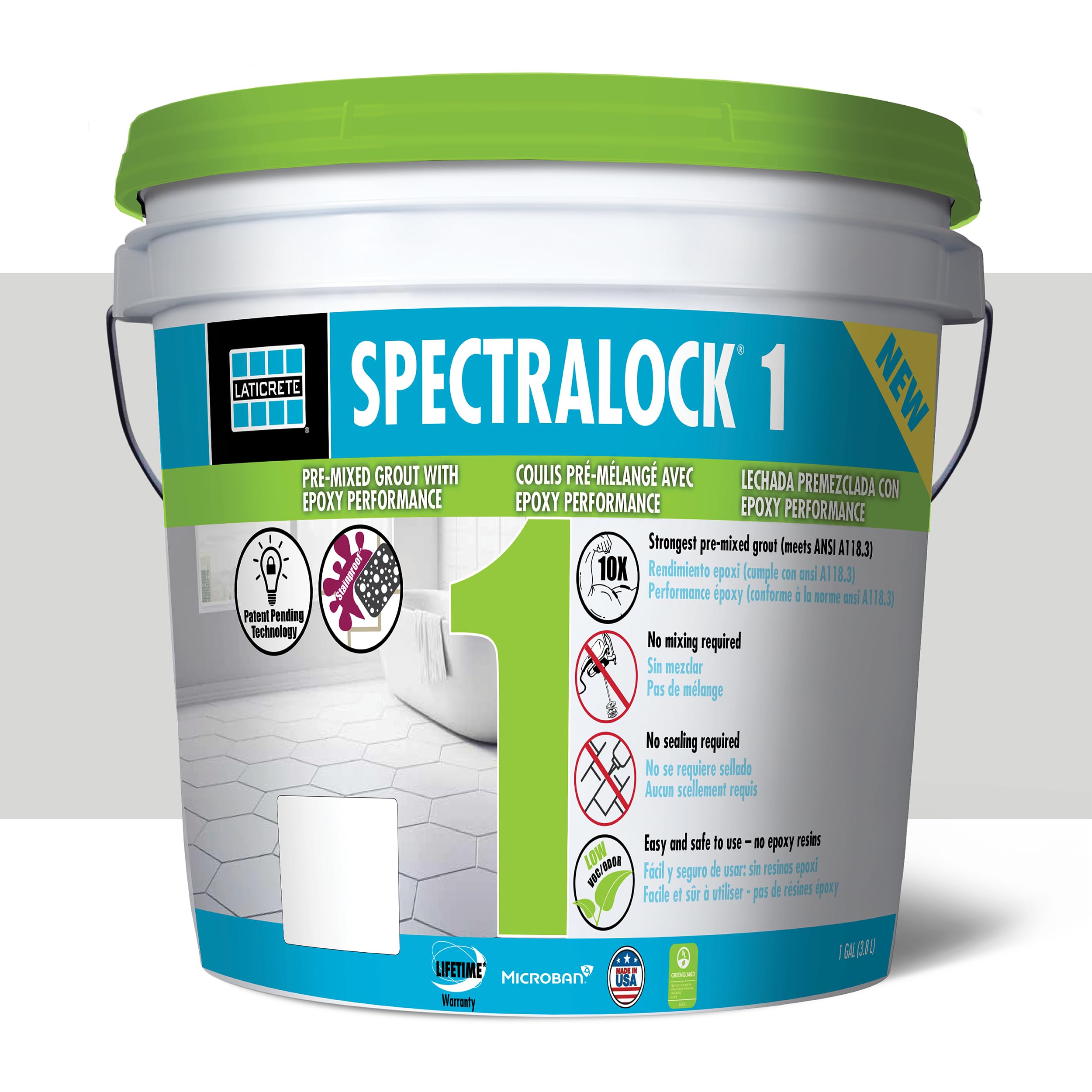 LATICRETE SPECTRALOCK® 1 Pre-Mixed Grout-Frosty