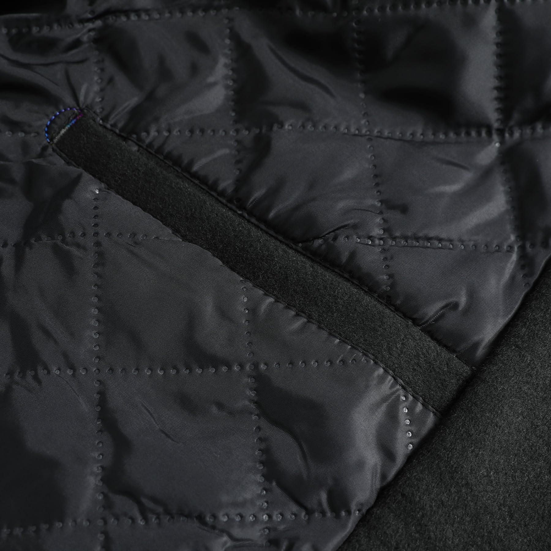 Allthemen Manteau Homme Hiver Long en Laine Epais Pardessus Parka Chaud Veste Coupe Vent Col Montant