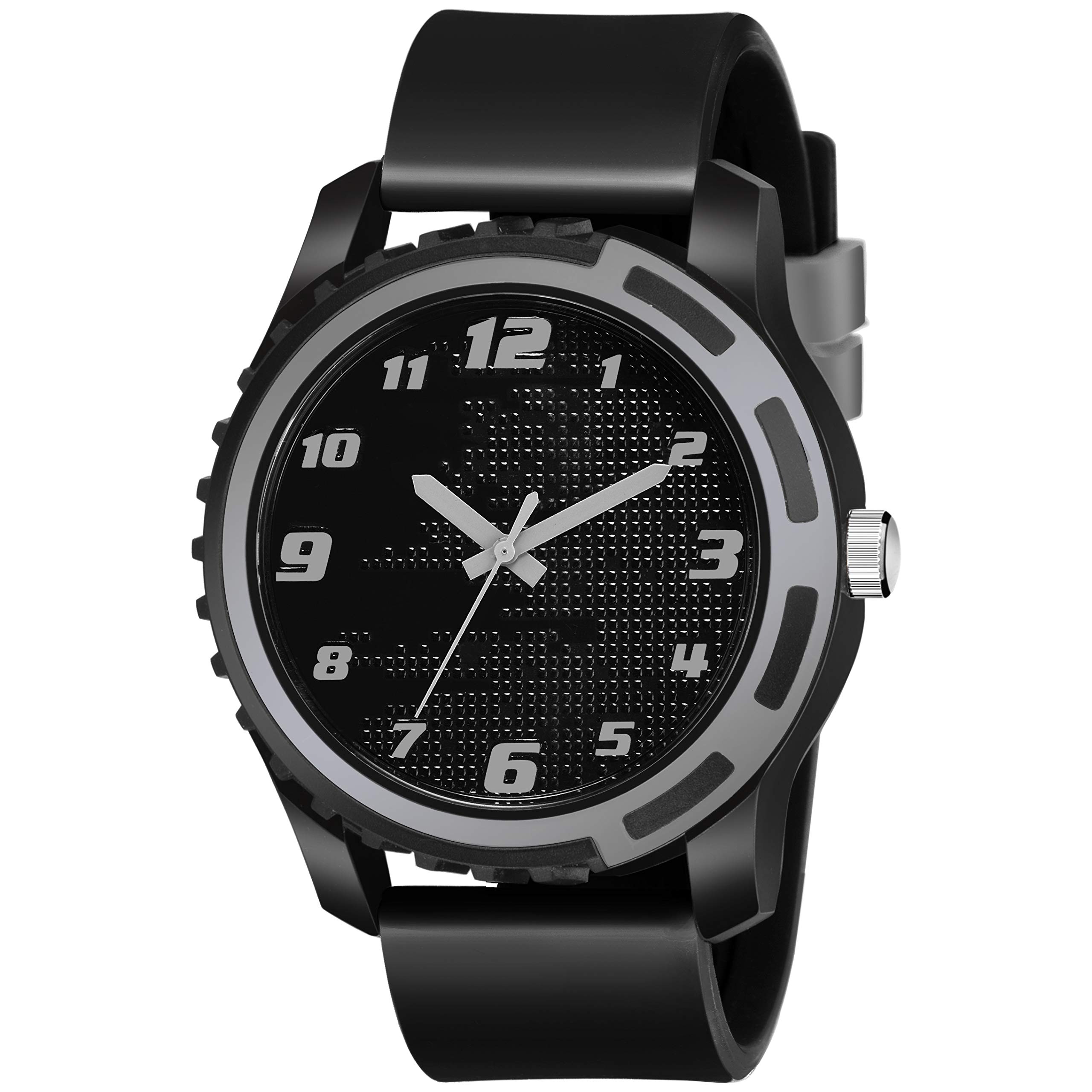 CLOUDWOOD Sport Analogue Mens & Boys Watch (Grey Dial Black Colored Strap) (B08JH4VBT9) Amazon Price History, Amazon Price Tracker