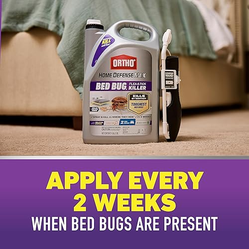 Miniatura 5 de Ortho Home Defense Max Bed Bug & Flea Killer Powder – Pulgas y chinches en polvo, aplicar a grietas y grietas en marcos de cama y de ventana