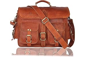 Small Brown Satchel for Professional Men
