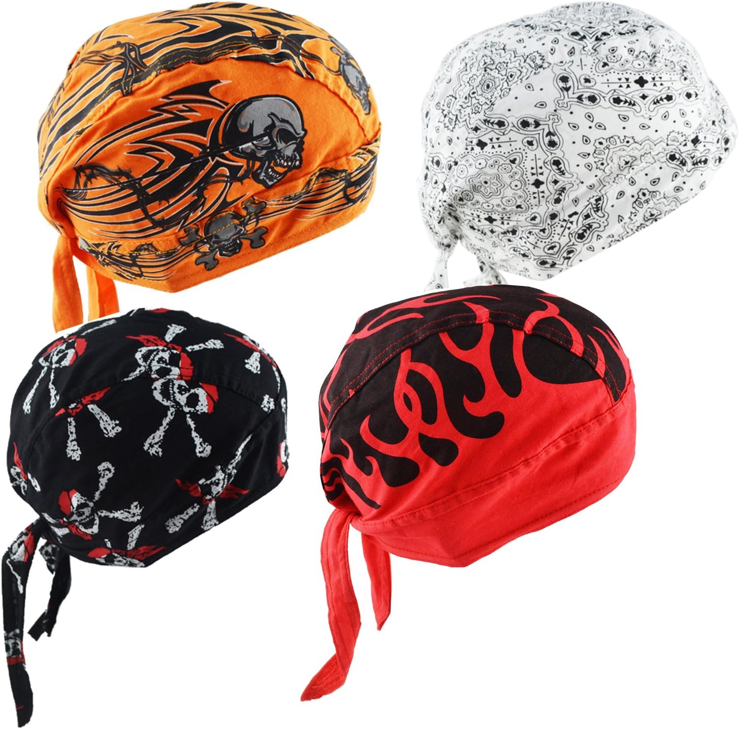 Cycling Doo RAG Skull Cap Hat Bandana Head Wrap Breathable Helmet Liner