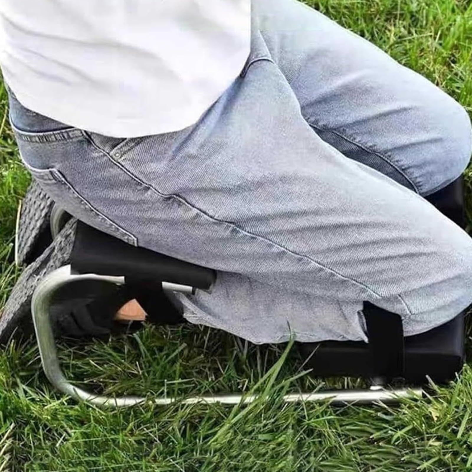 Asiento Rodillas JardineríA, Almohadilla Rodillas ProteccióN Rodillas Y Soporte Tobillos, CojíN Descanso Rodillas JardíN, Herramientas AgríColas Que Ahorran Mano Obra(2 Black)
