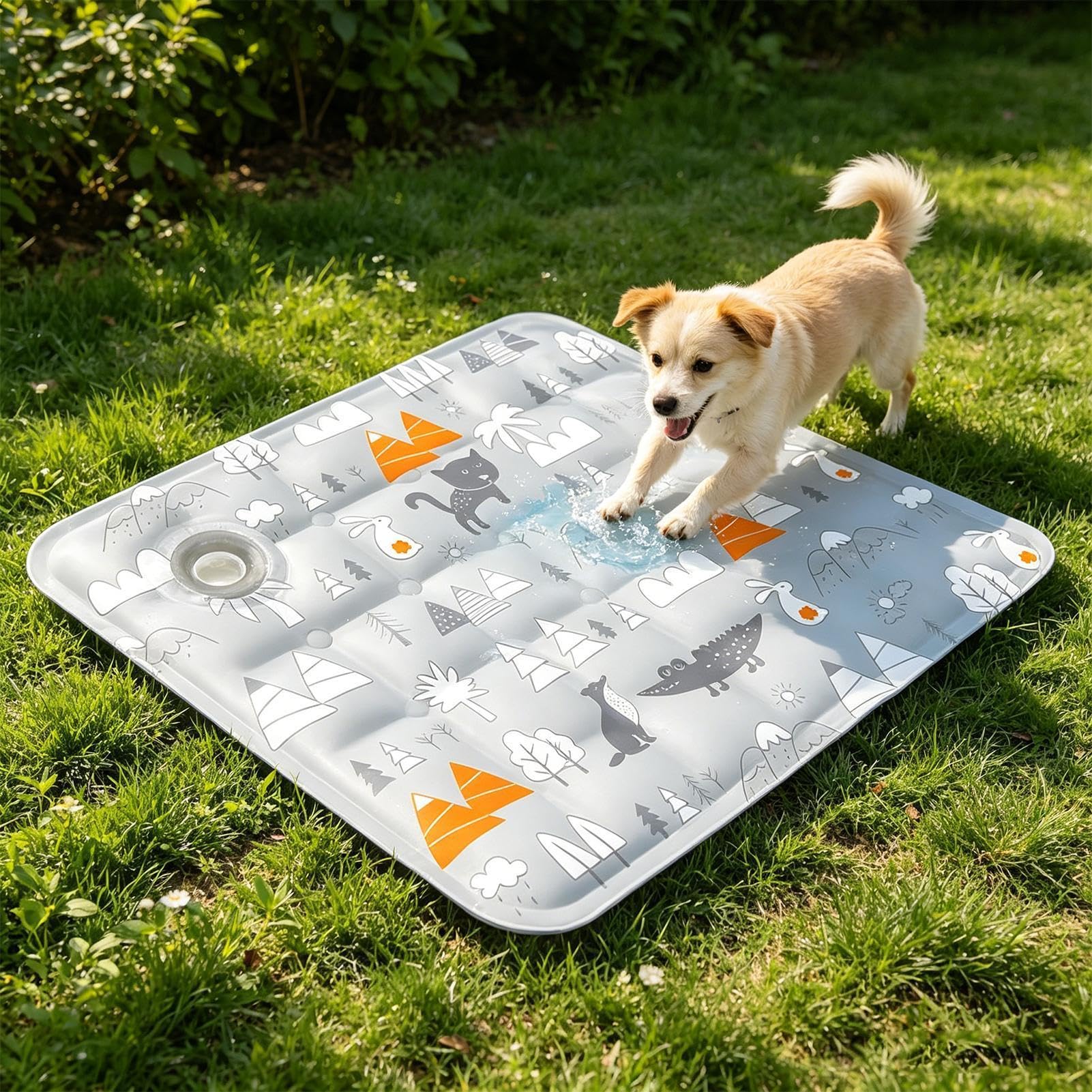 Tapis rafraîchissant pour Chien Imperméable Confortable Portable