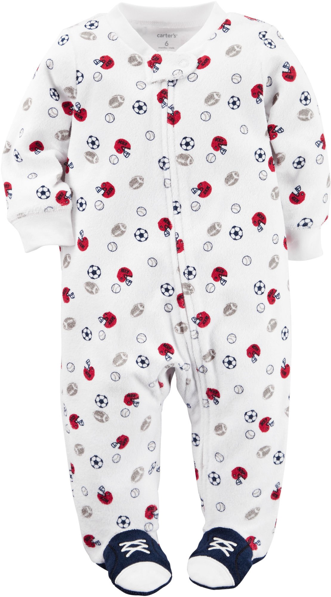 De Carter bebé Boys 'Imprimir Terry Footie (Baby)
