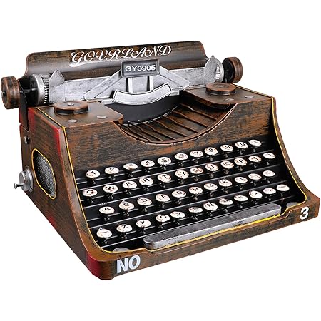 BESPORTBLE Vintage Máquina de Escribir Escritorio Decoración ...
