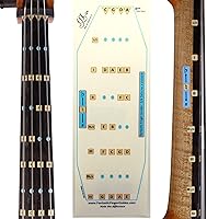 Vista 6 de Fantástica guía de dedos para violonchelos, accesorios de música para instrumentos de cuerda, calcomanías para diapasón y diapasón para aprender