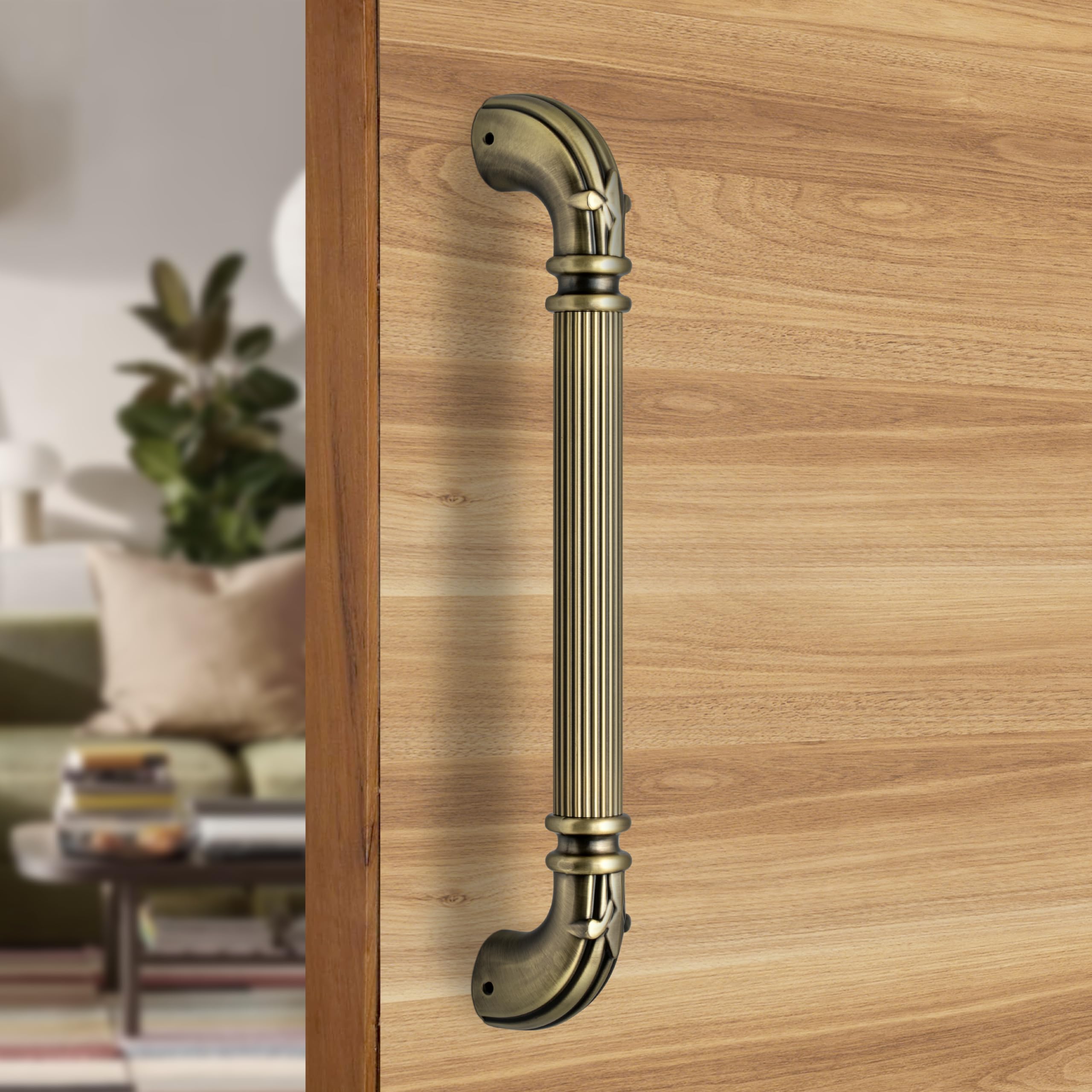Plantex Premium Main Door Handle/13 Inch Door Handle for Main Door/Wooden Door Handle/Pull-Push Door Handle for Home/Office/Hotel - Pack of 1 (S-137-Brass Antique) - 3 Years Warranty (B0CVS6XGKS) Amazon Price History, Amazon Price Tracker